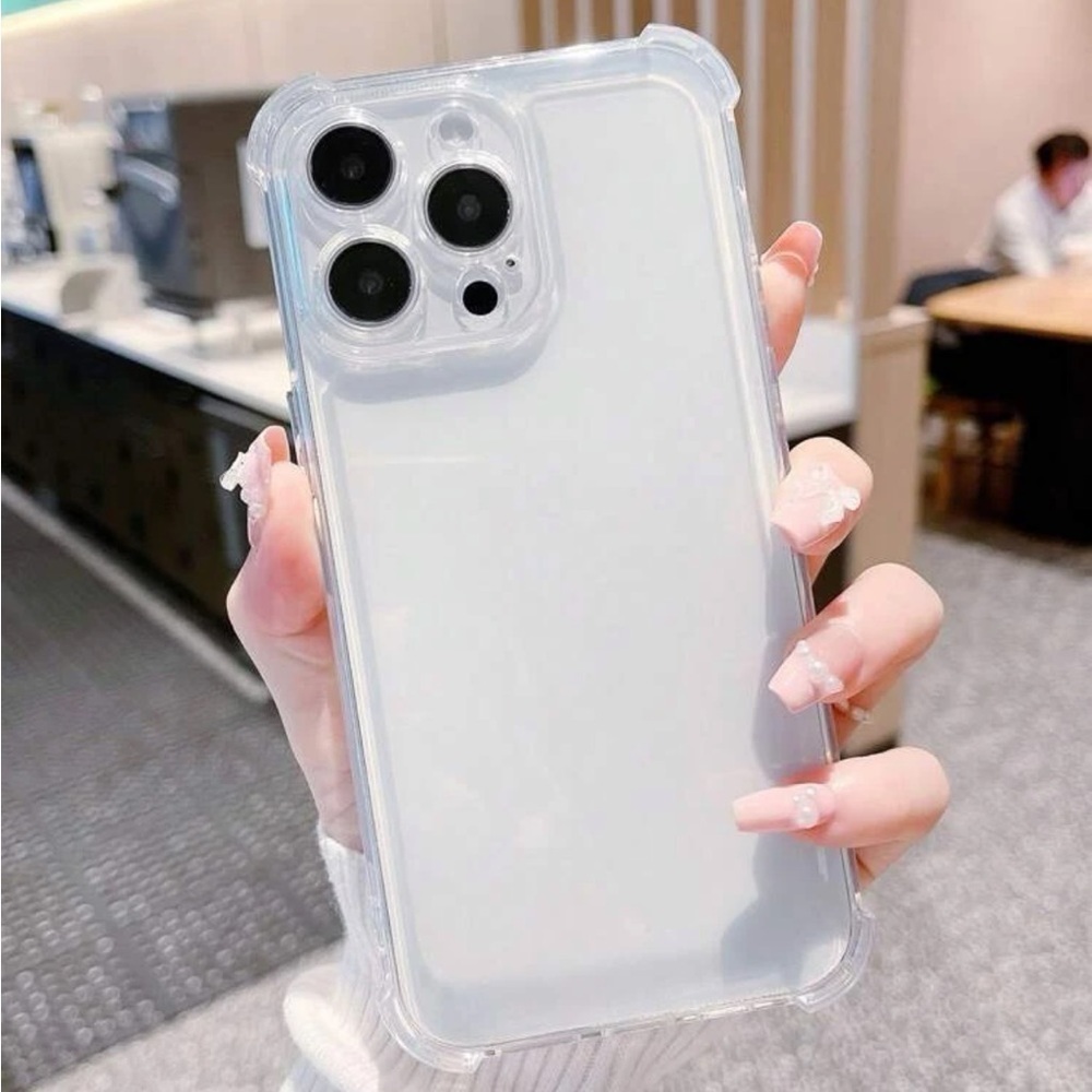 ⚠️Clearance🫧iPhone 14/Pro/Pro Max/Plus Clear Protective Anti Fall iPhone Case - Picture 3 of 6